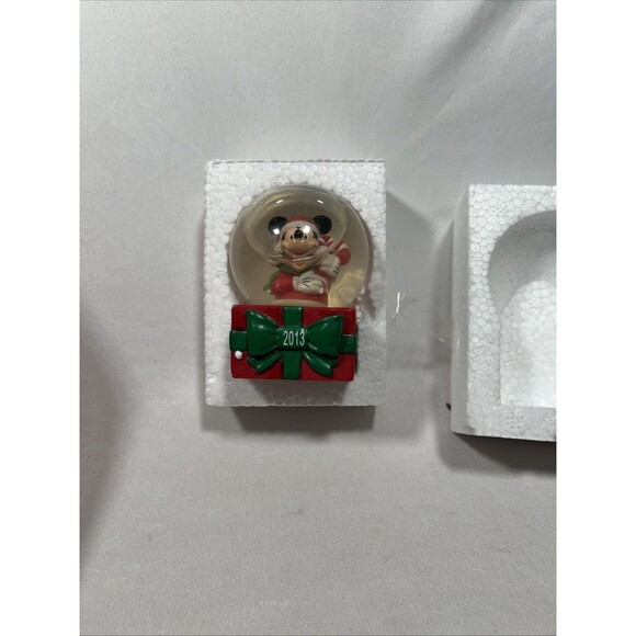 Disney Other - vintage Disney JC Penney MINNIE MOUSE Miniature Snow Globe 2.25 Inch Christmas